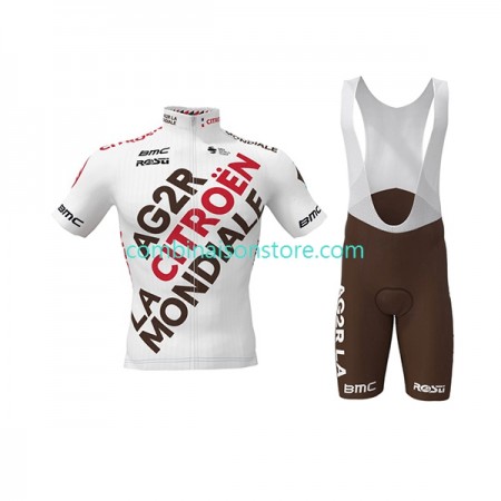 Combinaison Cycliste + Cuissard à Bretelles 2022 AG2R Citroen Team N001